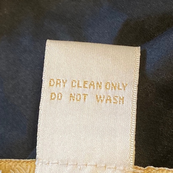 Gold Hawk embroidered silk mini dress SMALL - Picture 7 of 8